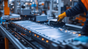 automotive manufacturing lithium battery assembly